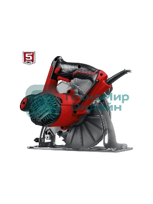 Пила дисковая, 90гр-65 мм, диск 190 мм, 1600 Вт, Зубр ПД-65