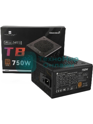 Блок питания Thermalright TR-TB750S, 750W 80 PLUS Bronze, (ATX, 3, PCIe 5.0, Non-modular, 1x24(20+4)pin 550мм, 1xCPU*2 8(4+4)pin 600+150мм, 1xPCIe*2 8(6+2)pin 500+150мм, 1x12VHPWR PCIe 5.0 12+4pin 600мм, 1xSATA*3+MOLEX4pin*1 400+150+150+150мм, 1xSATA*2+MOLEX4pin*2 400+150+150+150мм, Active, 120x120мм, 150x140x86mm, APFC, )