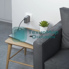 Сетевое зарядное устройство Satechi ST-UC100WSM-EU Charger 100W с технологией GaN Power, серый космос