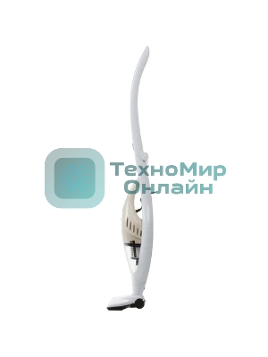 Пылесос вертикальный Galaxy GL 6225 белый, питание от сети, 150 Вт, уборка сухая, пылесборник 0.8 л