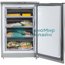 Морозильная камера Бирюса M514 металлик 110л, 4 ящика