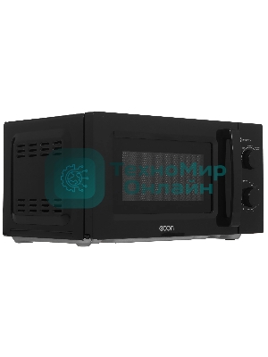 Микроволновая печь ECON ECO-2040M черный, 20 л, 700 Вт, переключатели - поворотный механизм