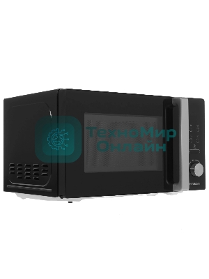 Микроволновая печь Hyundai HYM-D3001 черный, 20 л, 700 Вт, переключатели - сенсор, поворотный механизм