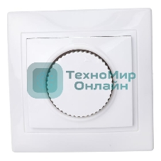 Светорегулятор поворот. СП КВАРТА IP20 ВСР10-1-0-КБ бел. IEK EDK10-K01-03-DM