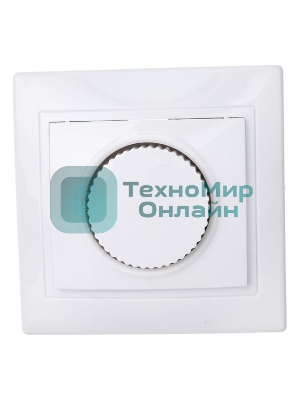 Светорегулятор поворот. СП КВАРТА IP20 ВСР10-1-0-КБ бел. IEK EDK10-K01-03-DM