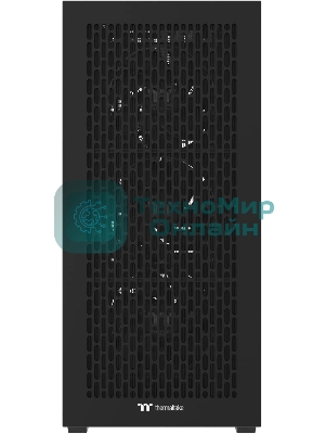 Компьютерный корпус Thermaltake AX500 черный без БП XL-ATX 14x120мм 9x140мм 2x200мм 2xUSB 3.0 audio bott PSU