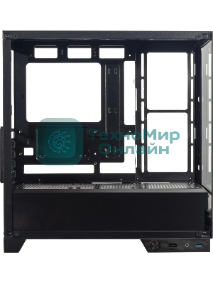 Компьютерный корпус AeroCool/Formula Cristal Z1M черный без БП mATX 2xUSB 2.0 1xUSB 3.0 audio bott PSU
