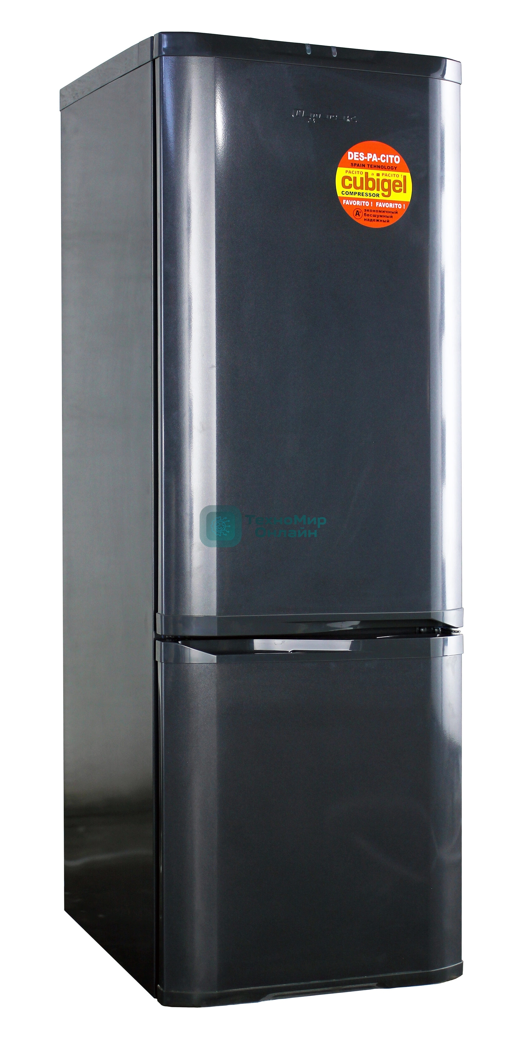 Холодильник ОРСК 172 G графит двухкамерный 200/110л морозилка снизу