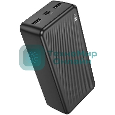 Портативный аккумулятор BOROFONE (6941991116438) BJ55B 30000mAh 2USB 2A LED-индикатор, черный