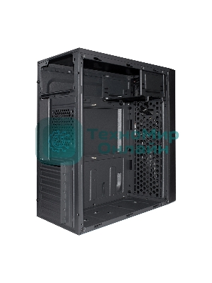 Компьютерный корпус Miditower ExeGate AA-440-UNS450 (ATX, БП UNS450 с вент. 12см, 2*USB, аудио, черный)