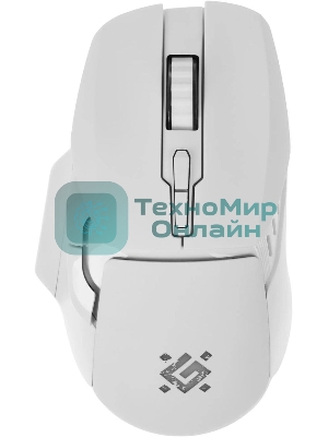 Мышь беспроводная Defender Stix GM-009 белый, 3200 dpi, радиоканал, USB, кнопки - 7