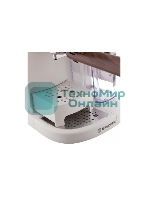 Кофеварка BRAYER BR1108, 1300 Вт, 15 бар, автомат.капучин, резерв 1,5л, резер.д.молока 0,5 л