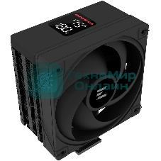 Кулер для процессора ZALMAN CNPS9X ECO DS, 120мм FAN, 4 HEAT PIPES, 4-PIN PWM, 600-2100 RPM, 31.4 DBA MAX, HYDRO BEARING, ARGb TOP COVER, LIVE CPU TEMPERATURE DISPLAY, FULL SOCKET SUPPORT