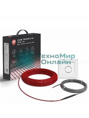 Кабель нагревательный Royal Thermo RTDC 2-17-600 (комплект с терморегулятором RTO-16)