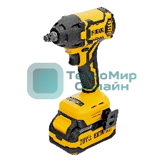 Гайковерт Denzel ударный аккумуляторный бесщет. CIWH-BL-20-350, Li-Ion, 20 В