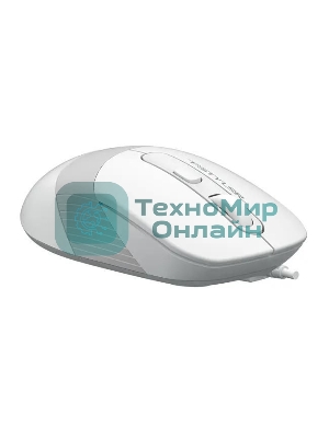 Комплект клавиатура+мышь A4Tech FStyler F1010 проводной, USB, 1600 DPI, белый/серый