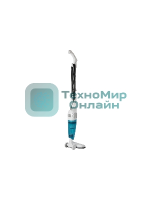 Пылесос вертикальный Endever SkyClean VC-278 белый/голубой, питание от сети, 130 Вт, уборка сухая, пылесборник 1.2 л