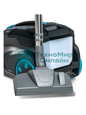 Пылесос моющий Thomas DryBOX Amfibia черный/голубой, 325/1700 Вт, уборка влажная/сухая/сбор жидкости, пылесборник контейнер 2.6 л