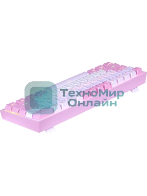 Клавиатура Redragon Fizz проводная, USB Type-A, розовый