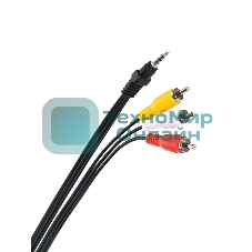 Кабель соединительный 3.5 Jack (M)/3 RCA (M) TAV4545-2M Telecom