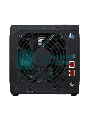 Сетевой накопитель ASUSTOR AS5404T 2-Bay NAS/Media player/Intel Celeron N5105 2.0GHz up to 2.9GHz, 4Gb SO-DIMM DDR4, noHDD(HDD,SSD),/2x 2,5Gb (LAN)/3xUSB3.2,HDMI; 90IX01R1-BW3S40