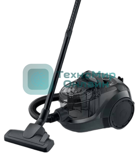 Пылесос Bosch BGC21X300 черный, 190/550 Вт, уборка сухая, пылесборник контейнер 2 л