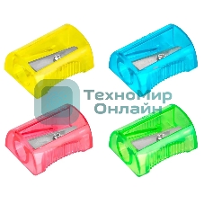 Точилка для карандашей ручная Deli EH032 Comico, 1 отверстие, пластик, ассорти, туба