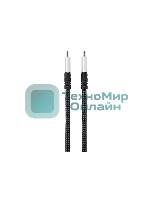 Кабель VCOM USB4 TypeC(M)--TypeC(M), 5K 60Hz, 8K 30Hz 40Gbps, PD 240W, 2м CU560-2M