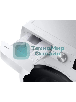 Стирально-сушильная машина Samsung WD11DG6B85BELP белый, загрузка фронтальная 11 кг, 1400 об/мин, класс: A