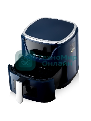 Аэрогриль BRAYER BR2036 синий, 1500 Вт, 5 л, упр. - сенсор, программ - 7