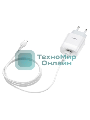 Сетевое зарядное устройство HOCO (6931474713018) для Type-C C72Aa White