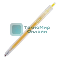 Ручка гелевая Deli Delight EG118-YL прозрачный, желтые чернила, линия 0.5мм