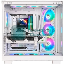 Система жидкостного охлаждения Thermaltake MAGFloe 420 Ultra Snow ARGB Soc-AM5/AM4/1200/1700/1851 белый 4-pin 34.5dB Al+Cu LCD Ret (CL-W452-PL14SW-A)