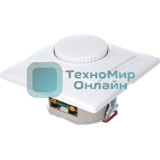 Светорегулятор поворот. СП КВАРТА IP20 ВСР10-1-0-КБ бел. IEK EDK10-K01-03-DM