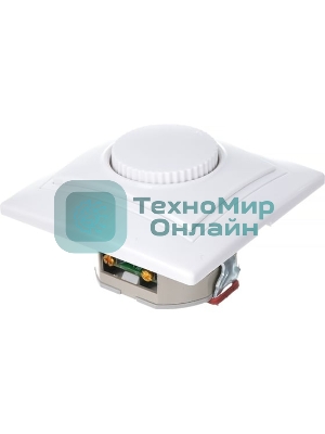 Светорегулятор поворот. СП КВАРТА IP20 ВСР10-1-0-КБ бел. IEK EDK10-K01-03-DM