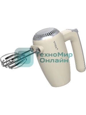 Миксер ручной Vitek VT-HM3001 800 Вт, кремовый