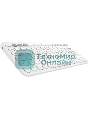 Клавиатура беспроводная Logitech K380, Bluetooth, белый