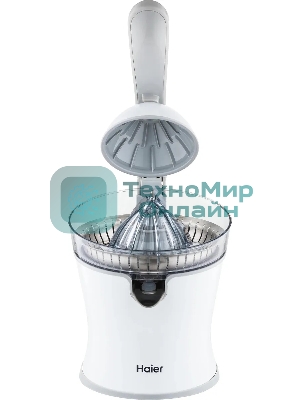 Соковыжималка Haier HJ-700 белый, цитрусовая, 100 Вт, 700 мл, механическое