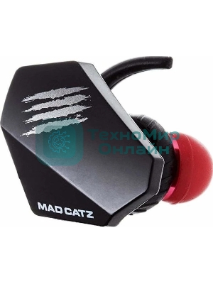 Гарнитура Mad Catz E.S. PRO+ чёрный, проводная, mini jack 3.5 мм, вставные