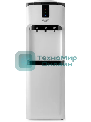 Кулер для воды Vatten V02WE, верхняя загрузка, нагрев 90 °С, охлаждение 15 °С, белый/черный