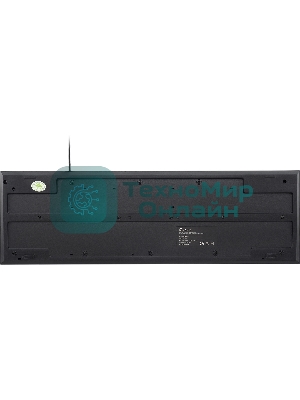 Комплект клавиатура+мышь Oklick 630M проводной, USB, 1600 DPI, чёрный