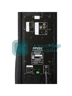 Акустическая система Ginzzu GM-326, BT/HDMI/OPT/USB/FM/ДУ