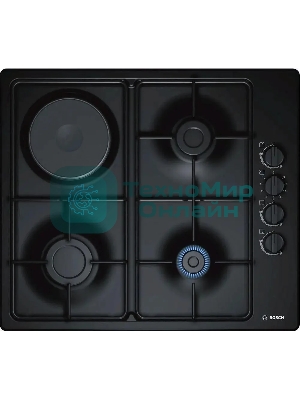 Комбинированная варочная панель Bosch PBY6C6B62O независимая, черный