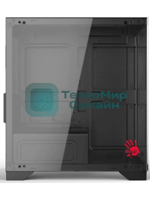 Компьютерный корпус Bloody BD-CC103 черный без БП mATX 7x120мм 1xUSB 2.0 1xUSB 3.0 audio bott PSU