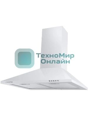Вытяжка купольная Maunfeld Cork 60, белый, 60 см, 620 куб. м/ч, 47 дБ