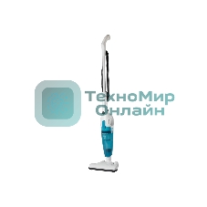 Пылесос вертикальный Endever SkyClean VC-278 белый/голубой, питание от сети, 130 Вт, уборка сухая, пылесборник 1.2 л