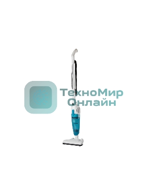 Пылесос вертикальный Endever SkyClean VC-278 белый/голубой, питание от сети, 130 Вт, уборка сухая, пылесборник 1.2 л