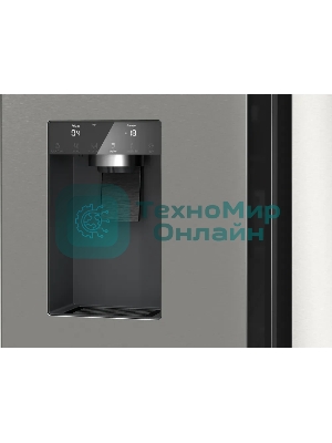 Холодильник Bosch KFI96APEA нержавеющая сталь трехкамерный 375/199л морозилка снизу, No Frost, Side by Side