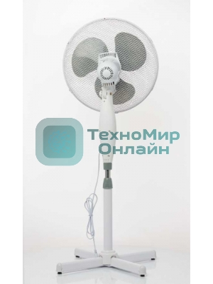 Вентилятор напольный Scarlett SC-SF111B24 45Вт скоростей:3 серый/белый