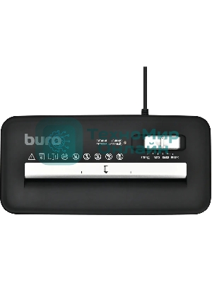 Шредер Buro Home BU-S600 (секр.Р-1) ленты 6лист. 10лтр. пл.карты